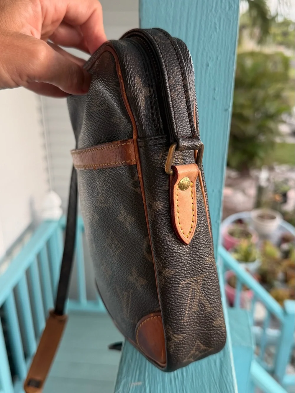 Louis Vuitton Vintage Danube PM Monogram Crossbody Bag